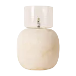 Clear Mushroom Side Lamp