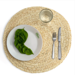 Round heat resistant placemats