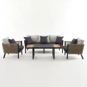 Ralin- Set of 1 Sofa 2 Chairs & 1 Table