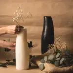 Positive Negative Black Vase