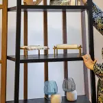 PYRA Black Shelving Unit