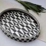 Shades of black tray