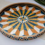 Modern geometric tray