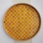 Modern arabesque in gold & white