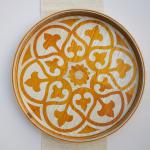 Islamic geometric gold flowers