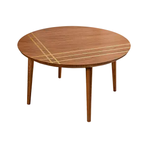 Striped coffee table