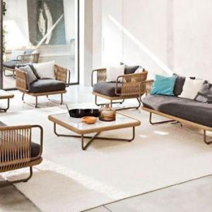 Striped sectional set