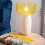 Yellow Mushroom Side Lamp