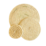 Round heat resistant placemats