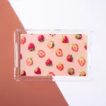 Strawberry Printed tray