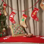 Crochet Flowers Cushion