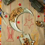 Crescent Chic: Aluminum Tray