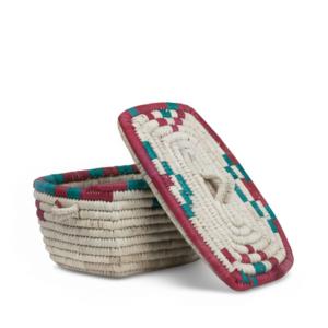 Colored Rectangular Basket