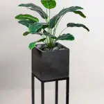 Planter Pot (Black Horizon) - Large / Black