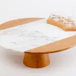 Service Tray with Cup Holder