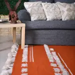 Basic Shaggy Wool Kilim Carpet