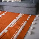 Basic Shaggy Wool Kilim Carpet