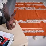 Basic Shaggy Wool Kilim Carpet