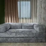 Bed 2 Seats Sofa Grey