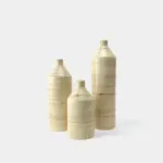 Short Neck Marble Vase Set Of 3