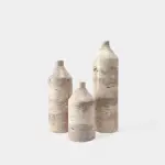 Short Neck Marble Vase Set Of 3