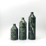 Short Neck Marble Vase Set Of 3