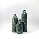 Short Neck Marble Vase Set Of 3