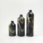 Short Neck Marble Vase Set Of 3