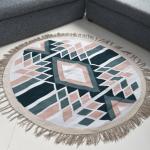 Summer Vibes Kilim Round Rug