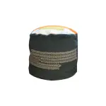 Sun Scene Kilim Pouf