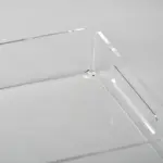 Small transparent tray