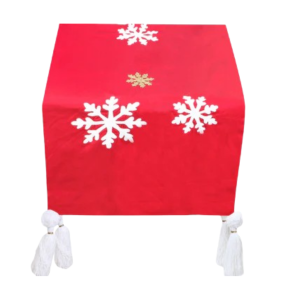 Snowflake-Adorned Runner