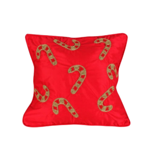 Hand-Embroidered Cushion