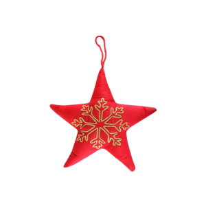 Hand-Embroidered Dangling Star