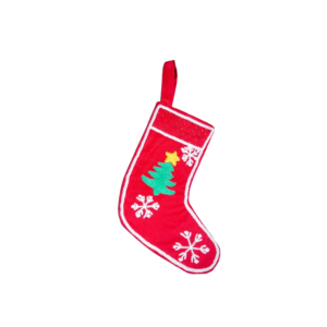 Elegant Embroidery: Festive Stocking