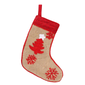 Elegant Embroidery: Festive Stocking
