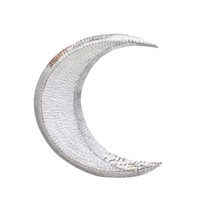 Crescent Chic: Aluminum Tray