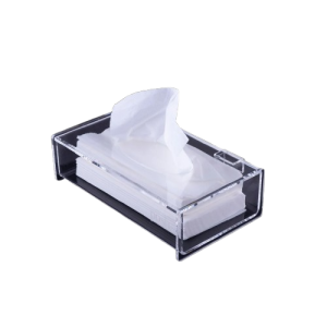Transparent tissue box