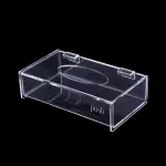 Transparent tissue box