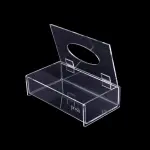 Transparent tissue box