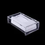 Transparent tissue box