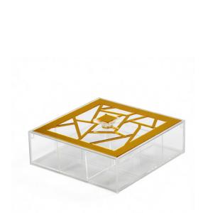 Irregular 9-compartments teabox