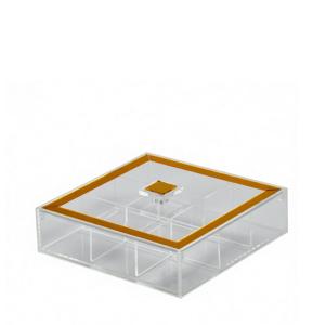 Framed 9-compartments teabox