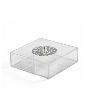 Plated 9-compartment box