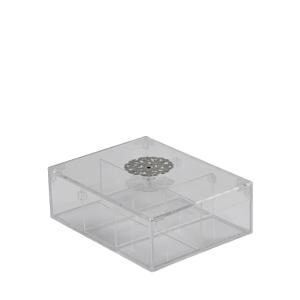 Plated 6-compartment box