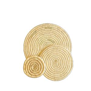Round heat resistant placemats