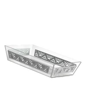 Geometric fluted tray