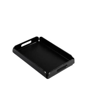 Solid Black Serving Tray