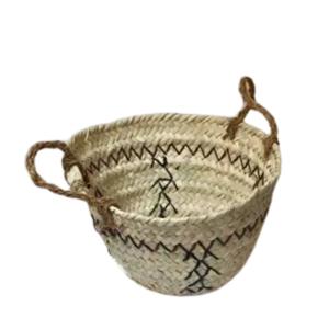 Tiny basket / catch-all with colored strings
