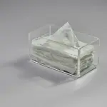 Clear Bended Tissue Box